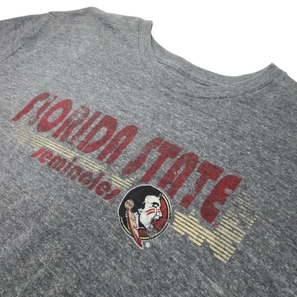 Rivalry Threads Florida State Seminoles Short Sleeve T Shirt Heather Gray XXL - Picture 4 of 10